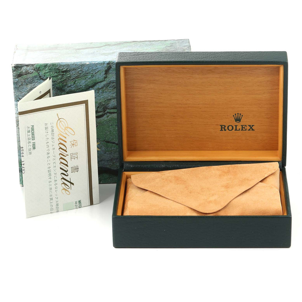 Rolex Air King 34 Black Dial Oyster Bracelet Steeel Mens Watch 14010 Box Papers