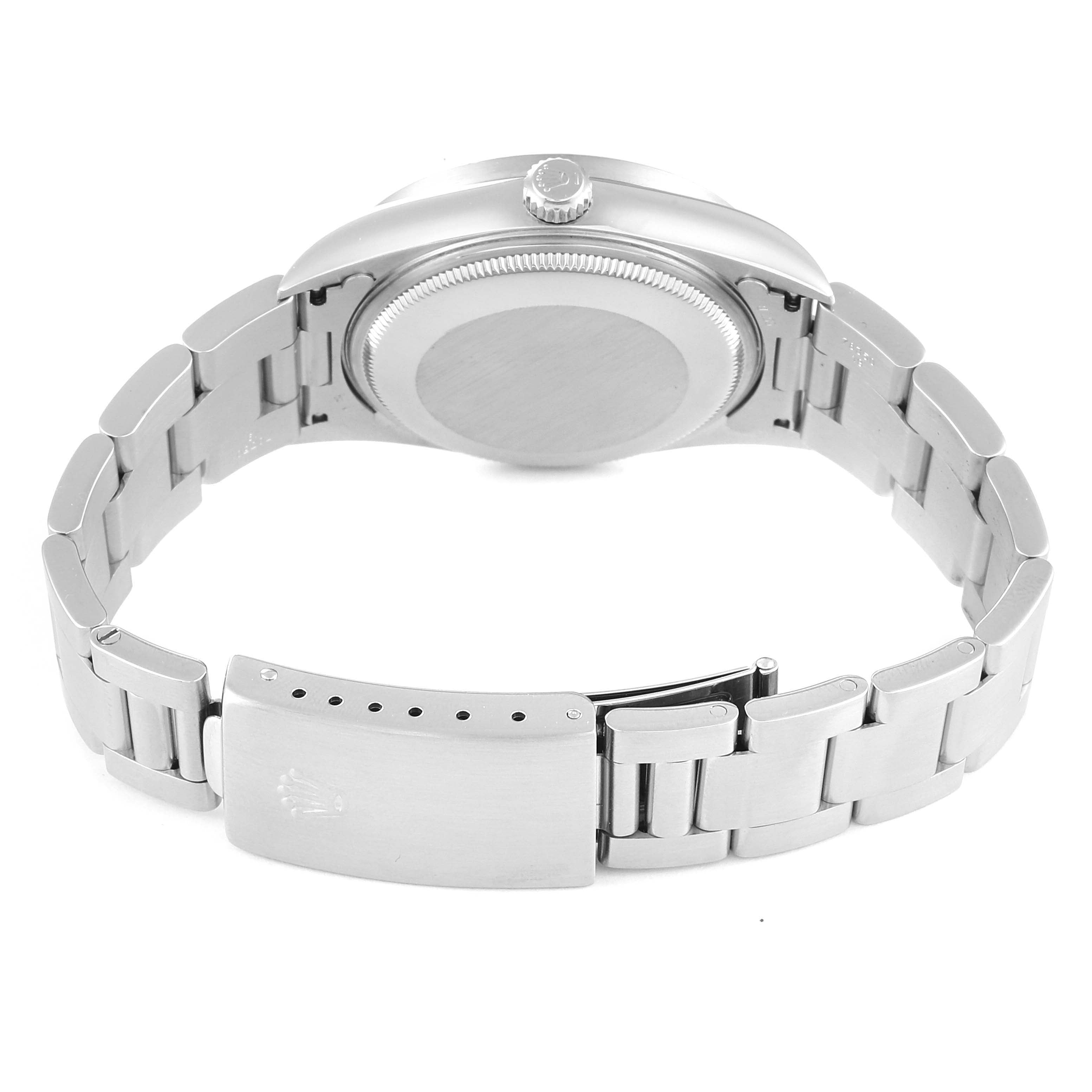 Rolex Air King 34 Black Dial Oyster Bracelet Steeel Mens Watch 14010 Box Papers