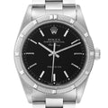 Rolex Air King 34 Black Dial Oyster Bracelet Steeel Mens Watch 14010 Box Papers