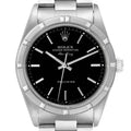 Rolex Air King 34 Black Dial Oyster Bracelet Steel Mens Watch 14010