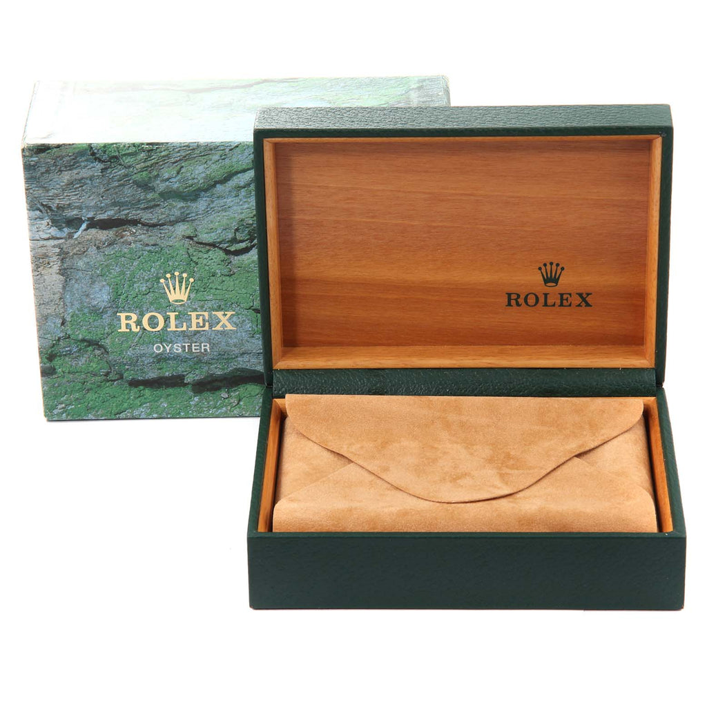 Rolex Air King 34 Black Dial Oyster Bracelet Steel Mens Watch 14010 Box Papers