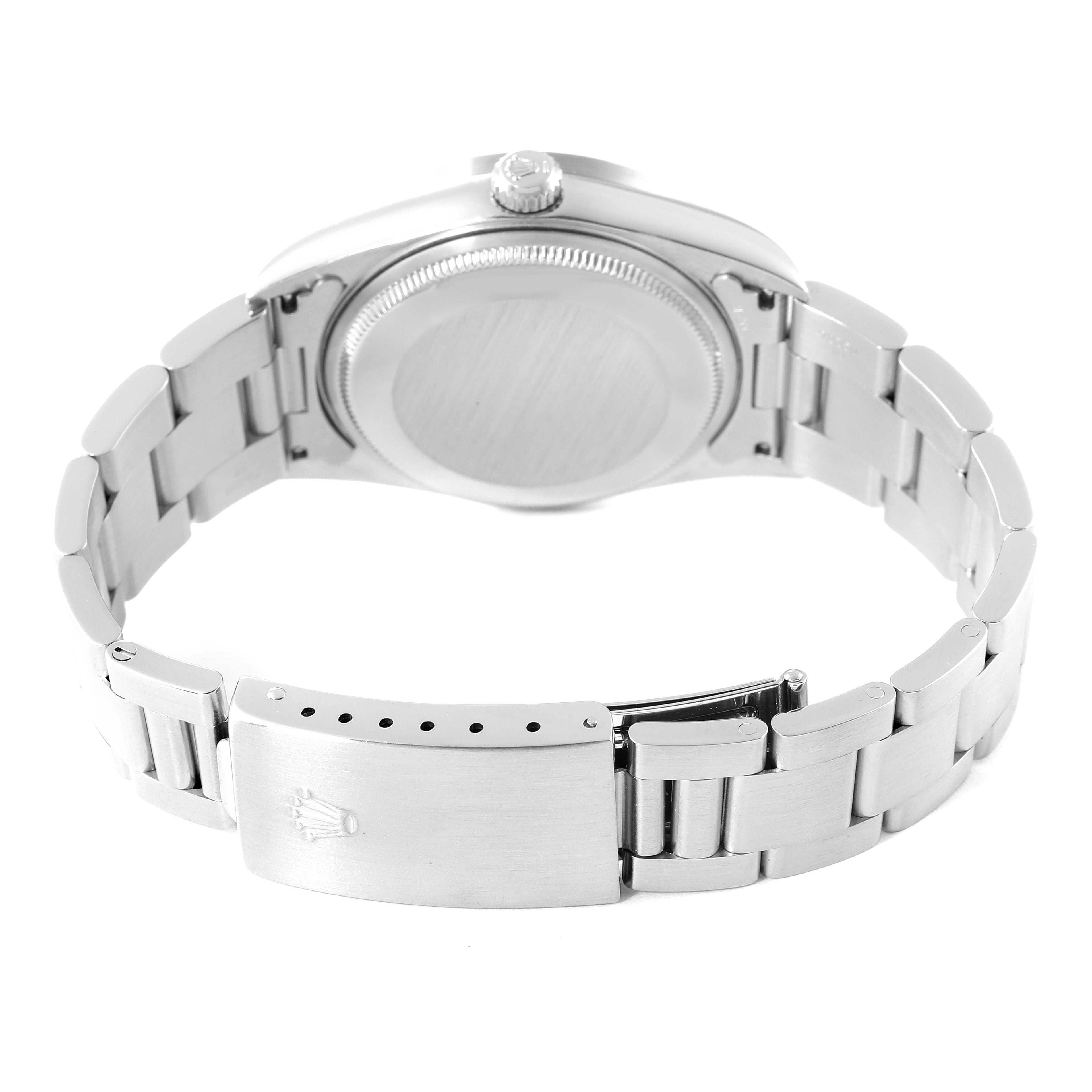 Rolex Air King 34 Black Dial Oyster Bracelet Steel Mens Watch 14010 Box Papers