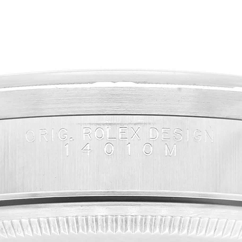 Rolex Air King 34 Black Dial Steel Mens Watch 14010 Box Papers