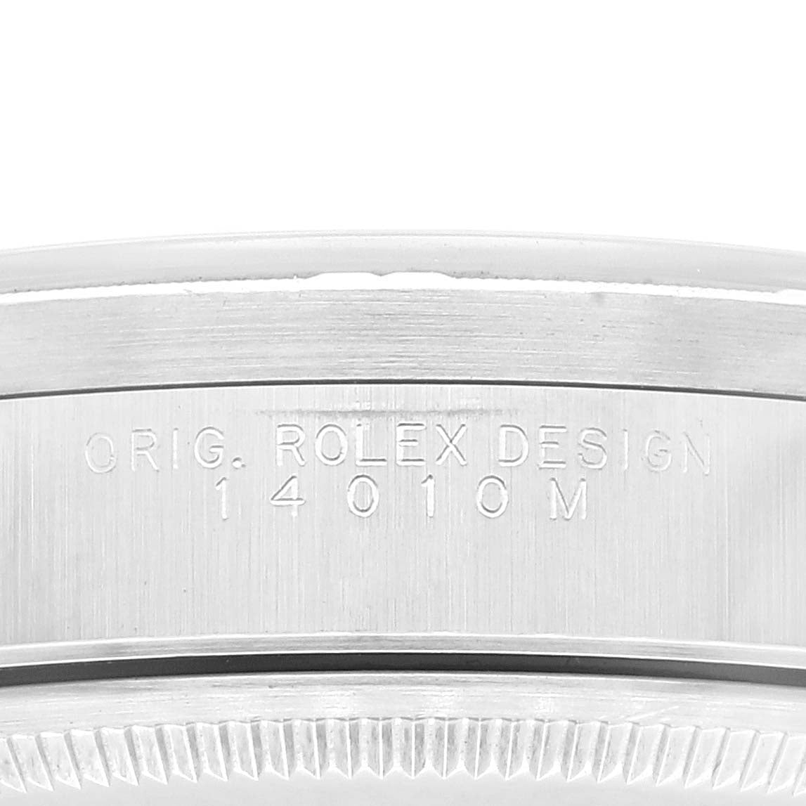 Rolex Air King 34 Black Dial Steel Mens Watch 14010 Box Papers