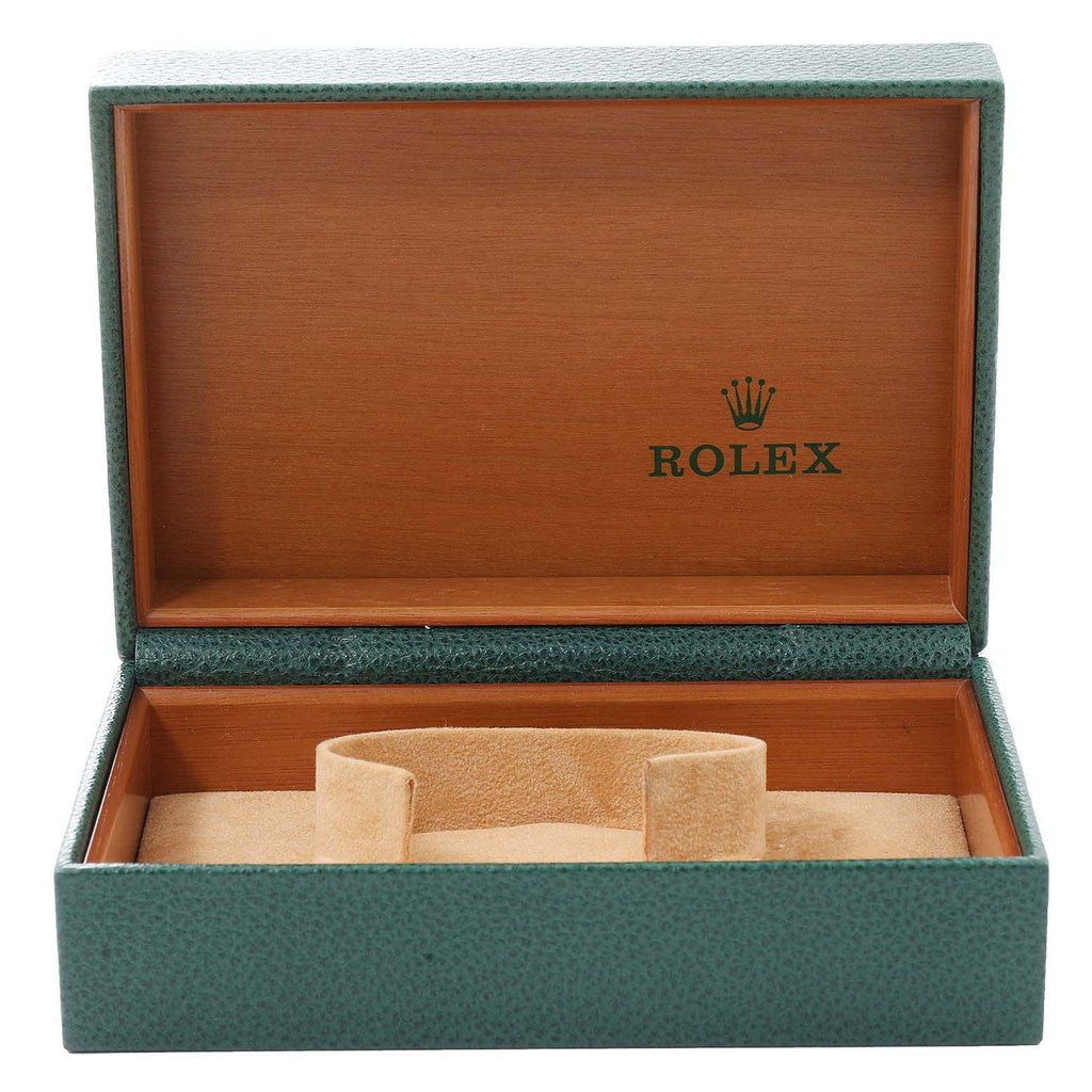 Rolex Air King 34 Salmon Baton Dial Domed Bezel Steel Watch 14000