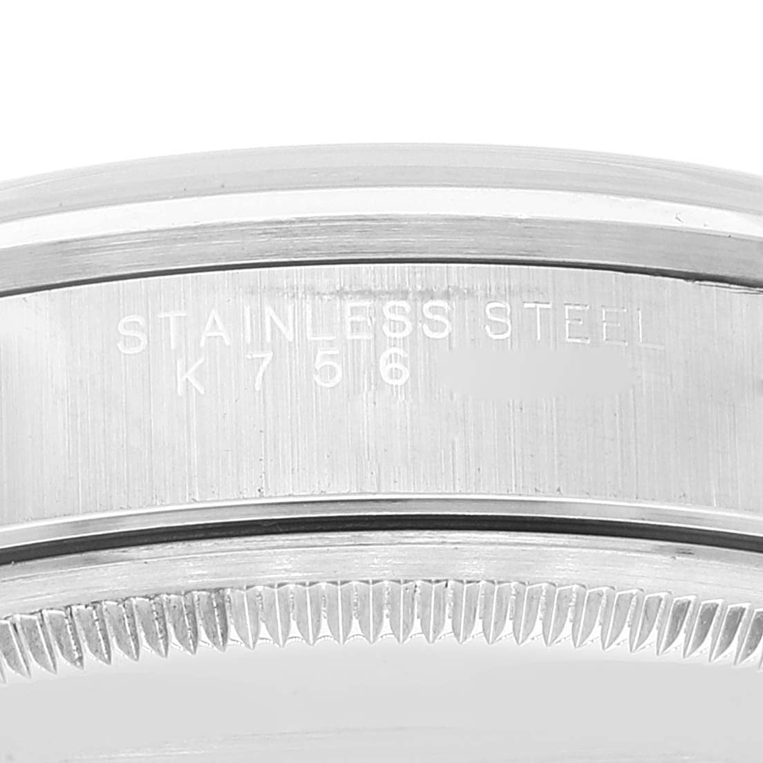 Rolex Air King 34 Salmon Baton Dial Domed Bezel Steel Watch 14000 Box Card