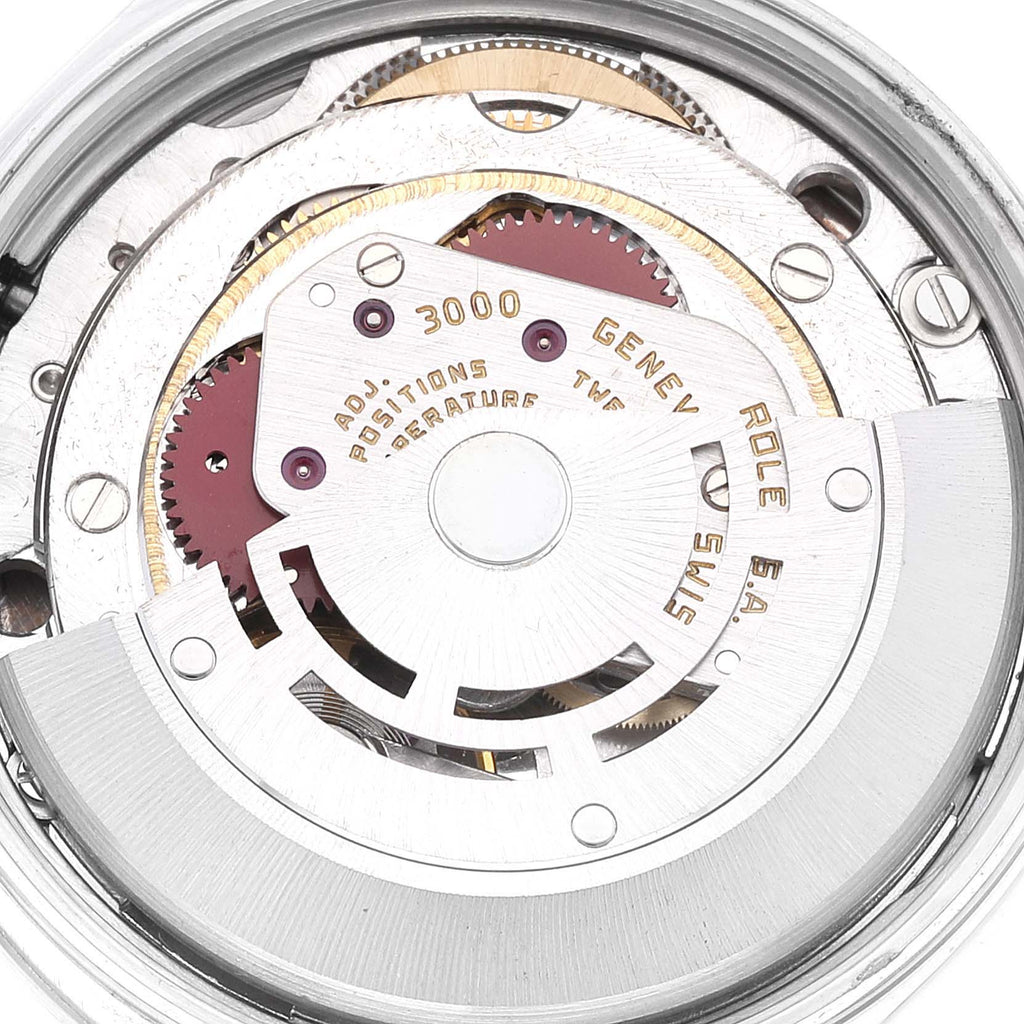 Rolex Air King 34 Salmon Baton Dial Domed Bezel Steel Watch 14000 Box Papers