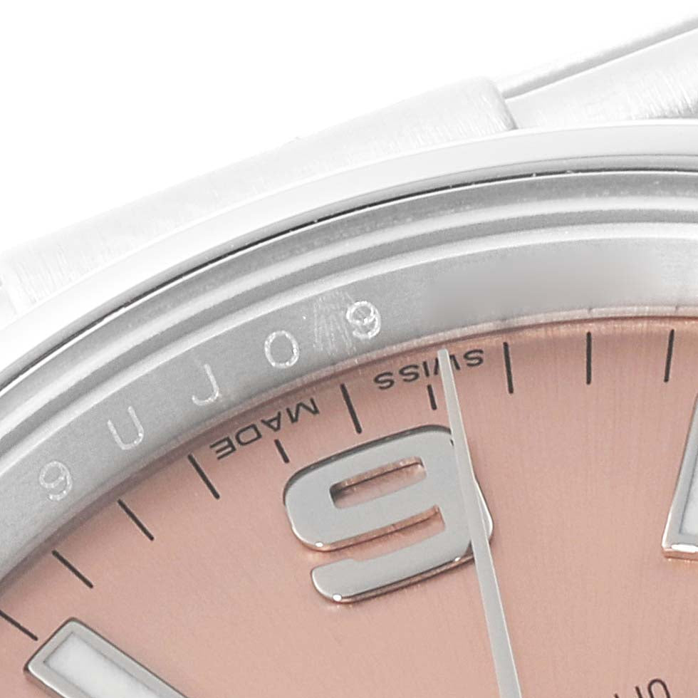 Rolex Air King 34 Salmon Dial Smooth Bezel Unisex Watch 114200 Box Card