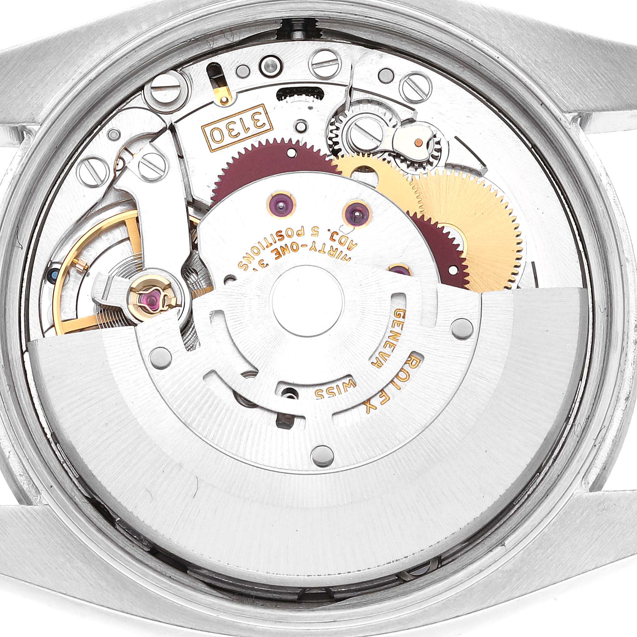 Rolex Air King 34 White Roman Dial Steel Mens Watch 114200 Box Card
