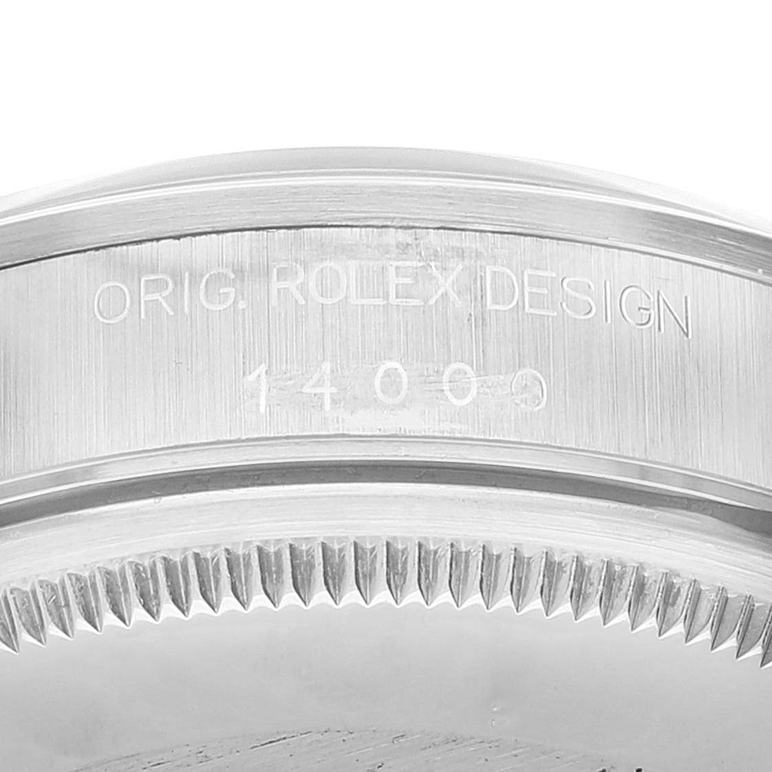 Rolex Air King 34mm Blue Dial Domed Bezel Steel Mens Watch 14000 Papers