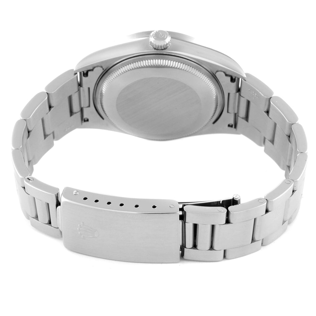 Rolex Air King 34mm Blue Dial Oyster Bracelet Mens Watch 14010