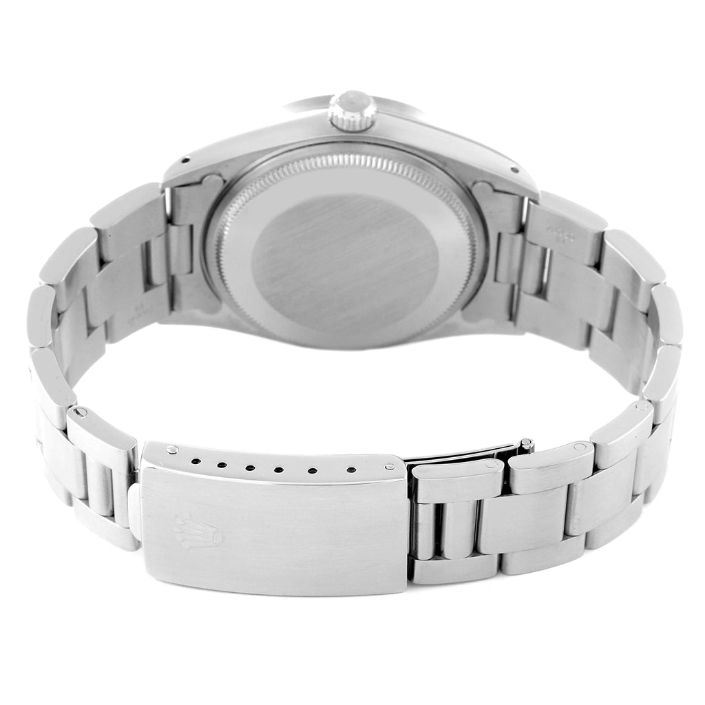 Rolex Air King 34mm Blue Dial Oyster Bracelet Mens Watch 14010 Box Papers