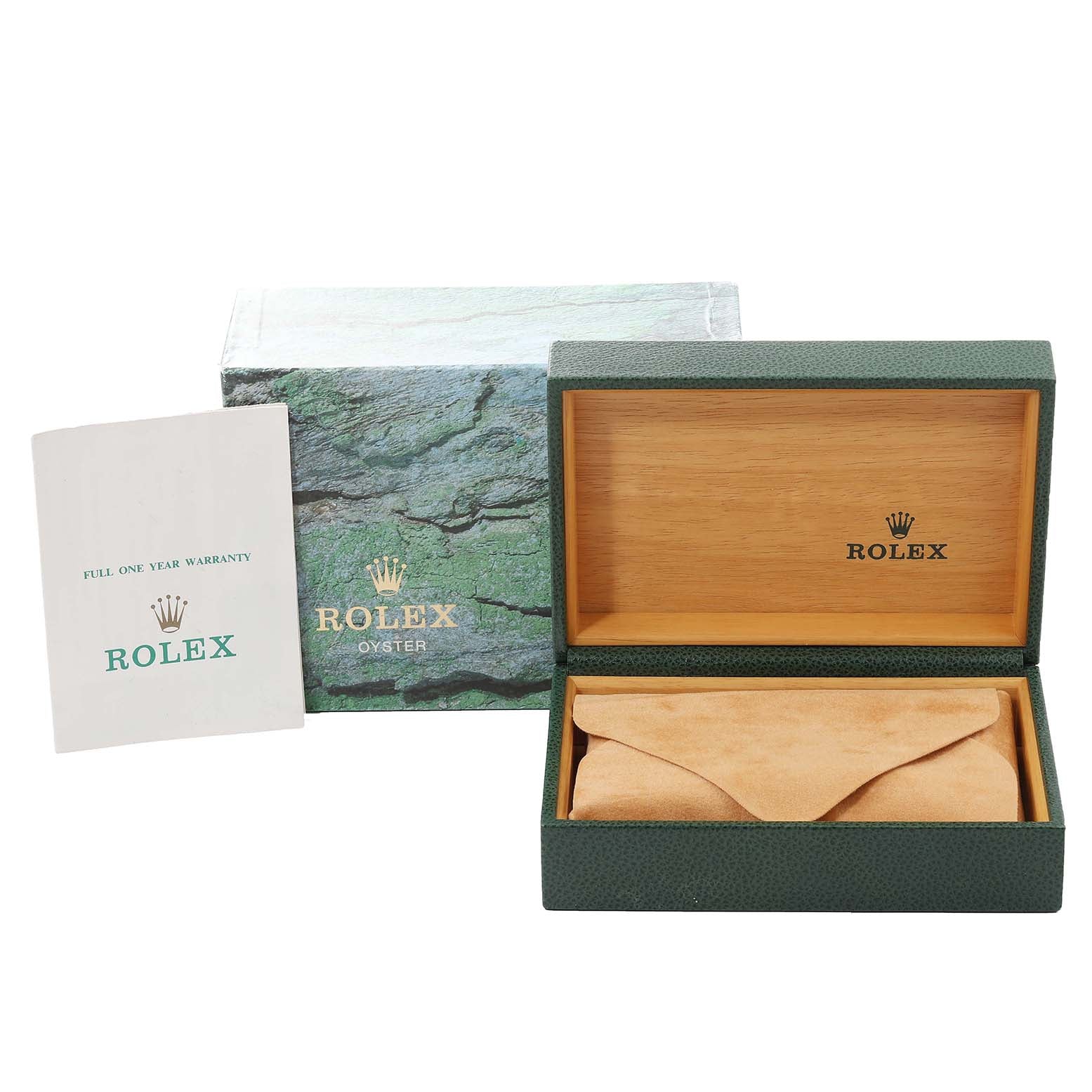 Rolex Air King 34mm Blue Dial Oyster Bracelet Mens Watch 14010 Box Papers