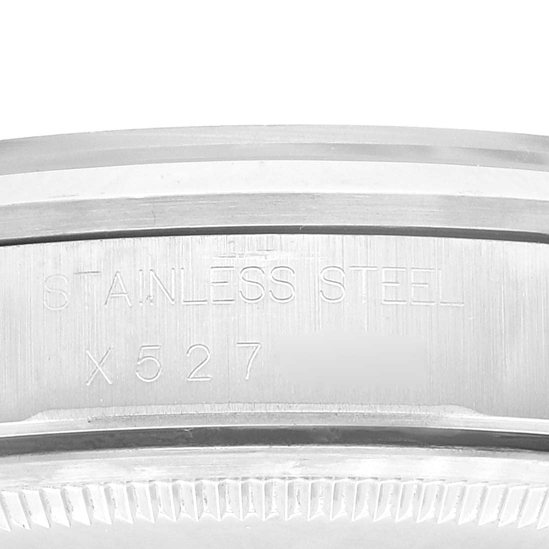 Rolex Air King 34mm Salmon Dial Domed Bezel Steel Mens Watch 14000 Box Papers
