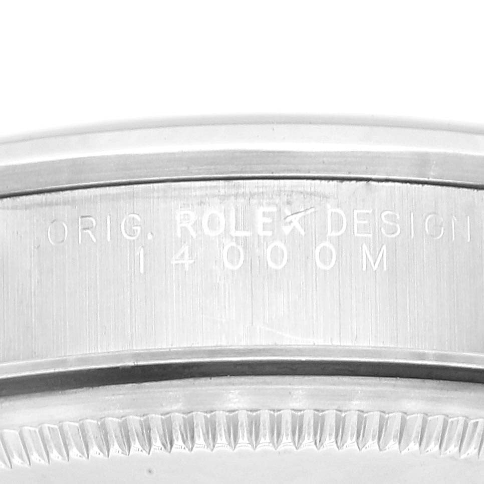 Rolex Air King 34mm Steel Black Dial Domed Bezel Mens Watch 14000 Box Papers