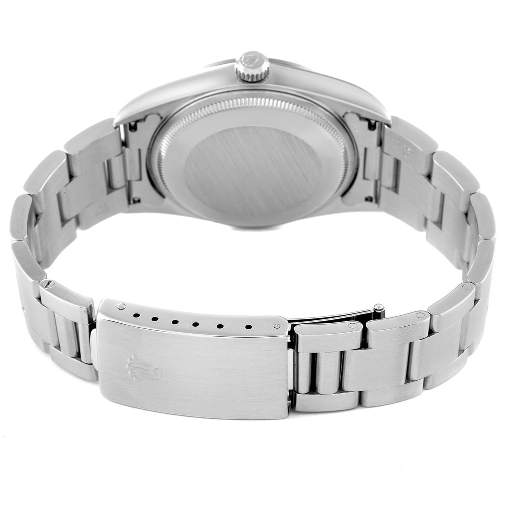Rolex Air King 34mm White Dial Domed Bezel Mens Watch 14000 Box Papers