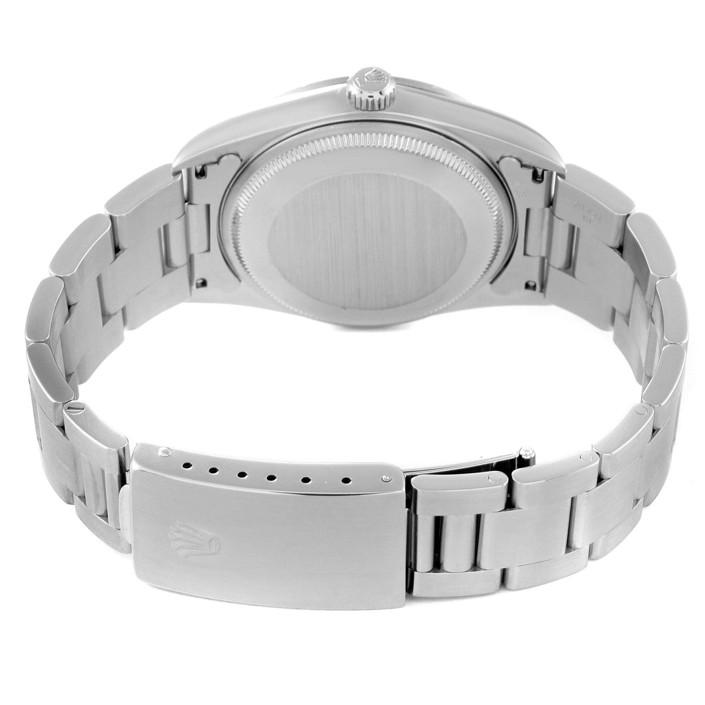 Rolex Air King 34mm White Roman Dial Domed Bezel Mens Watch 14000
