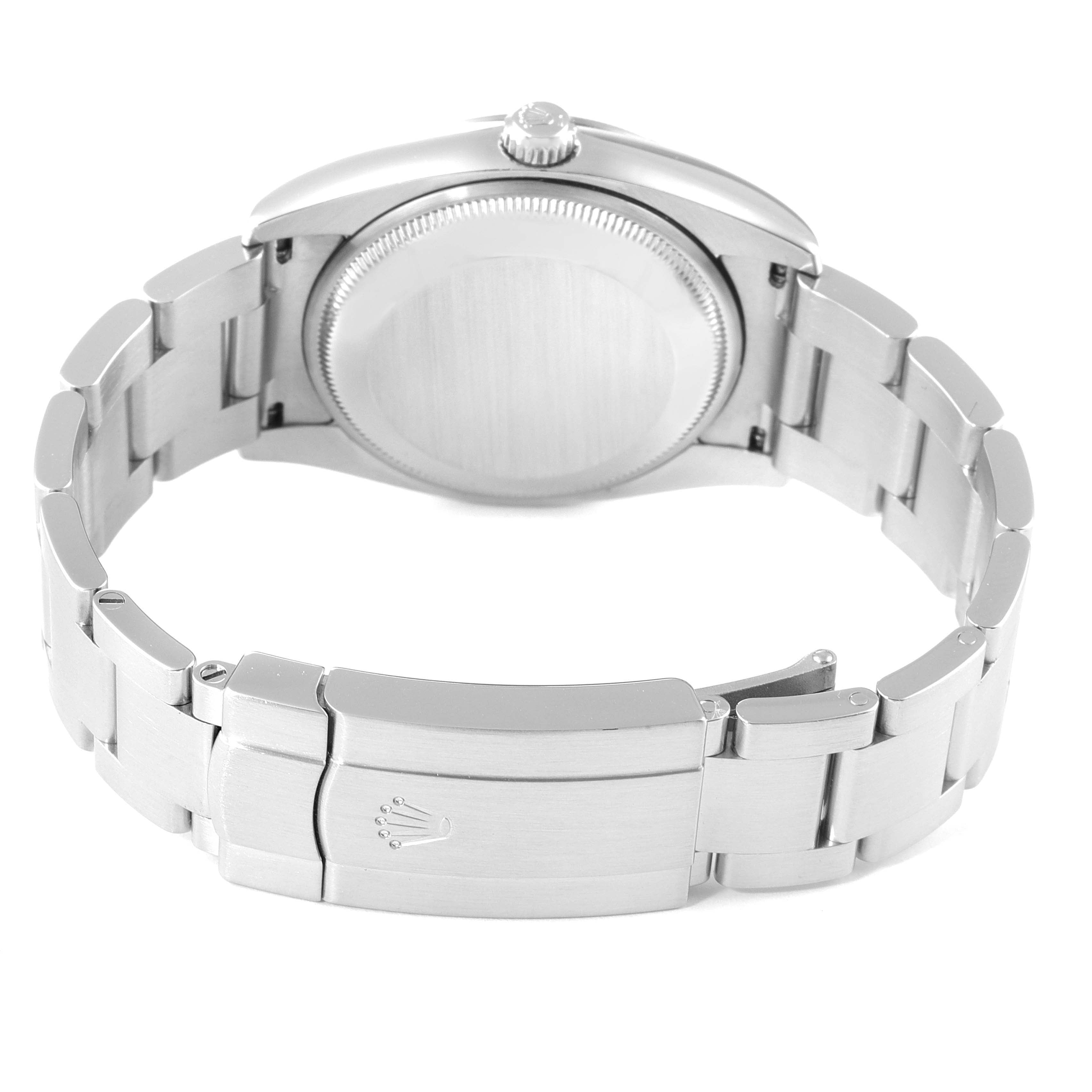 Rolex Air King Blue Roman Dial Steel Mens Watch 114210