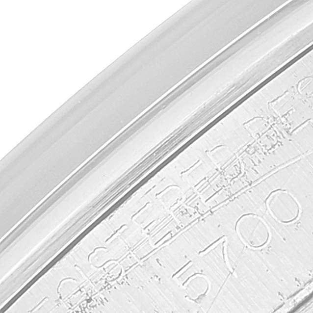 Rolex Air King Date Stainless Steel Silver Linen Dial Vintage Mens Watch 5700