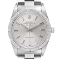 Rolex Air King Silver Dial 34mm Oyster Bracelet Steel Mens Watch 14010