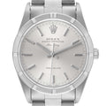 Rolex Air King Silver Dial 34mm Oyster Bracelet Steel Mens Watch 14010 Papers