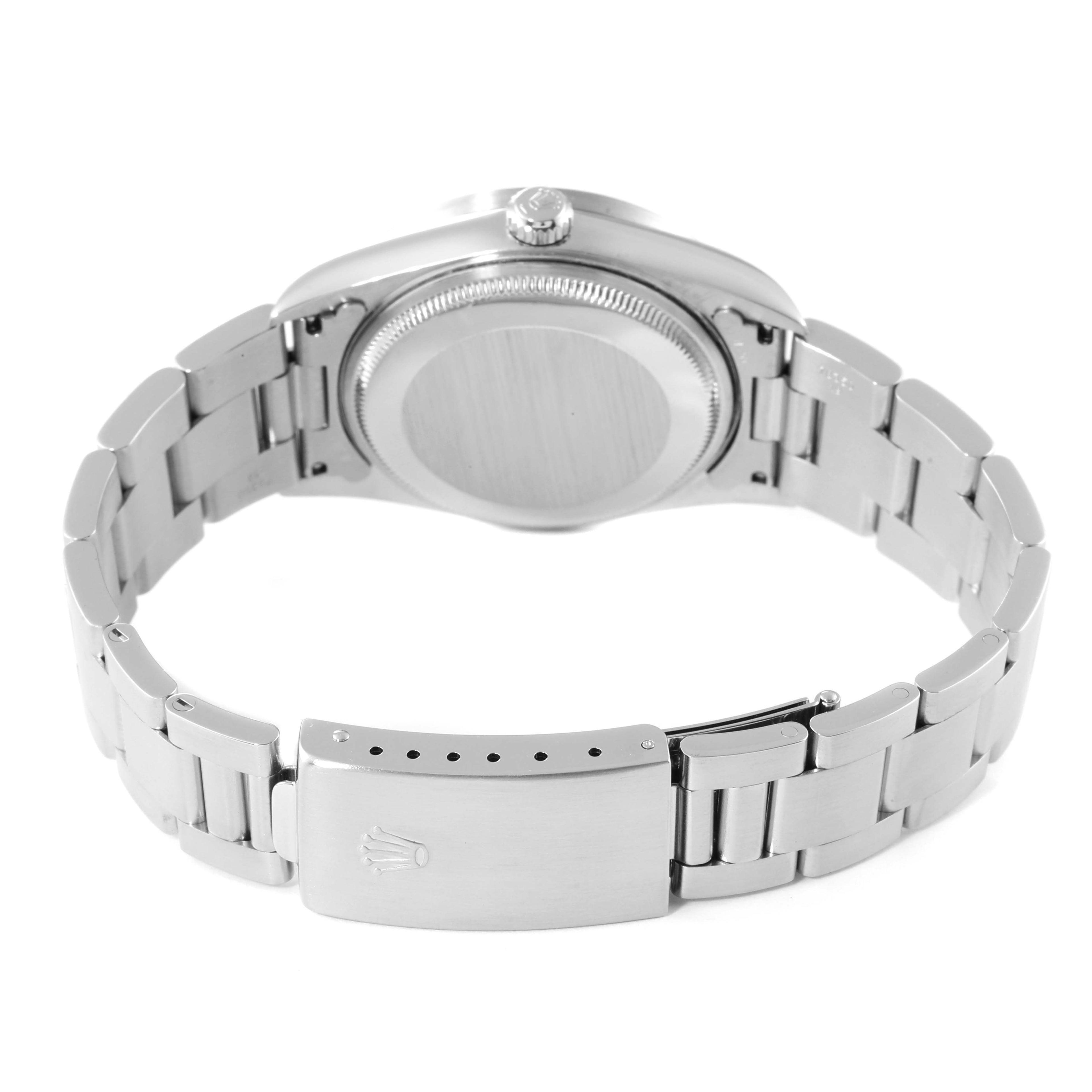 Rolex Air King Silver Dial 34mm Oyster Bracelet Steel Mens Watch 14010 Papers