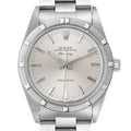 Rolex Air King Silver Dial 34mm Oyster Bracelet Steel Watch 14010