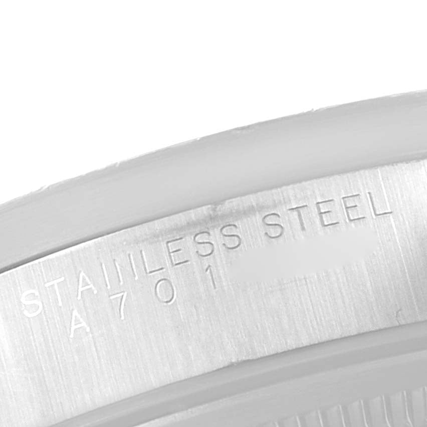 Rolex Air King Silver Dial 34mm Oyster Bracelet Steel Watch 14010 Box Papers