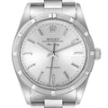 Rolex Air King Silver Dial 34mm Oyster Bracelet Steel Watch 14010 Box Papers
