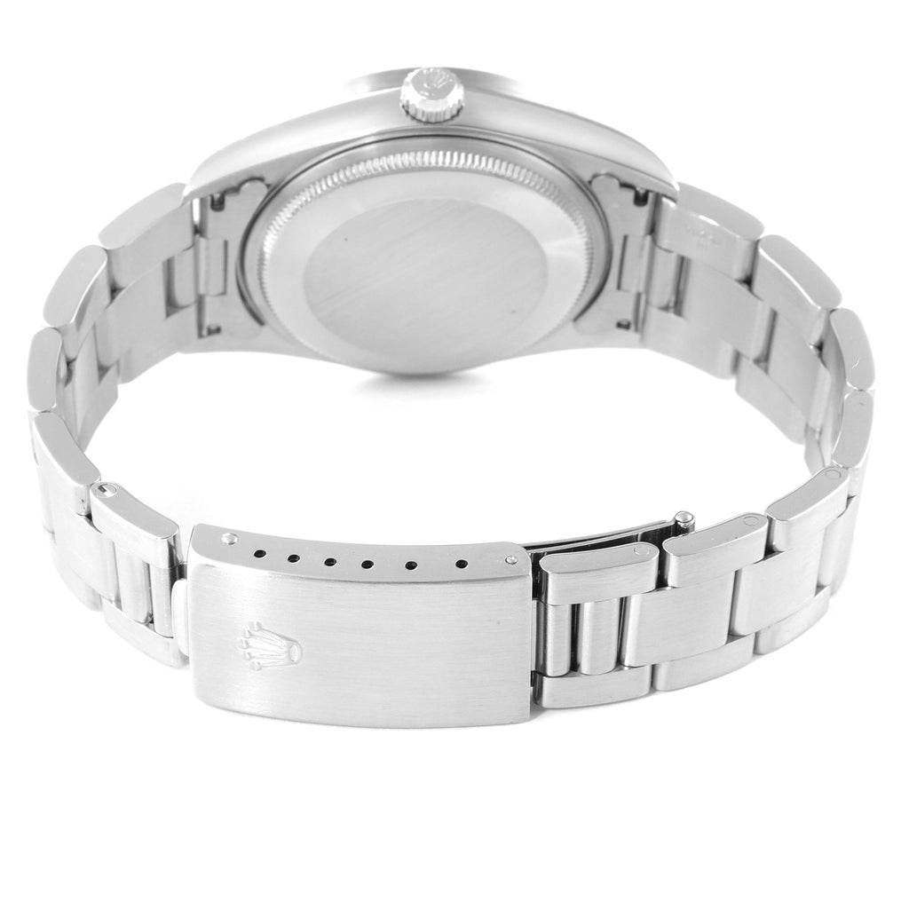 Rolex Air King Silver Dial 34mm Oyster Bracelet Steel Watch 14010 Box Papers