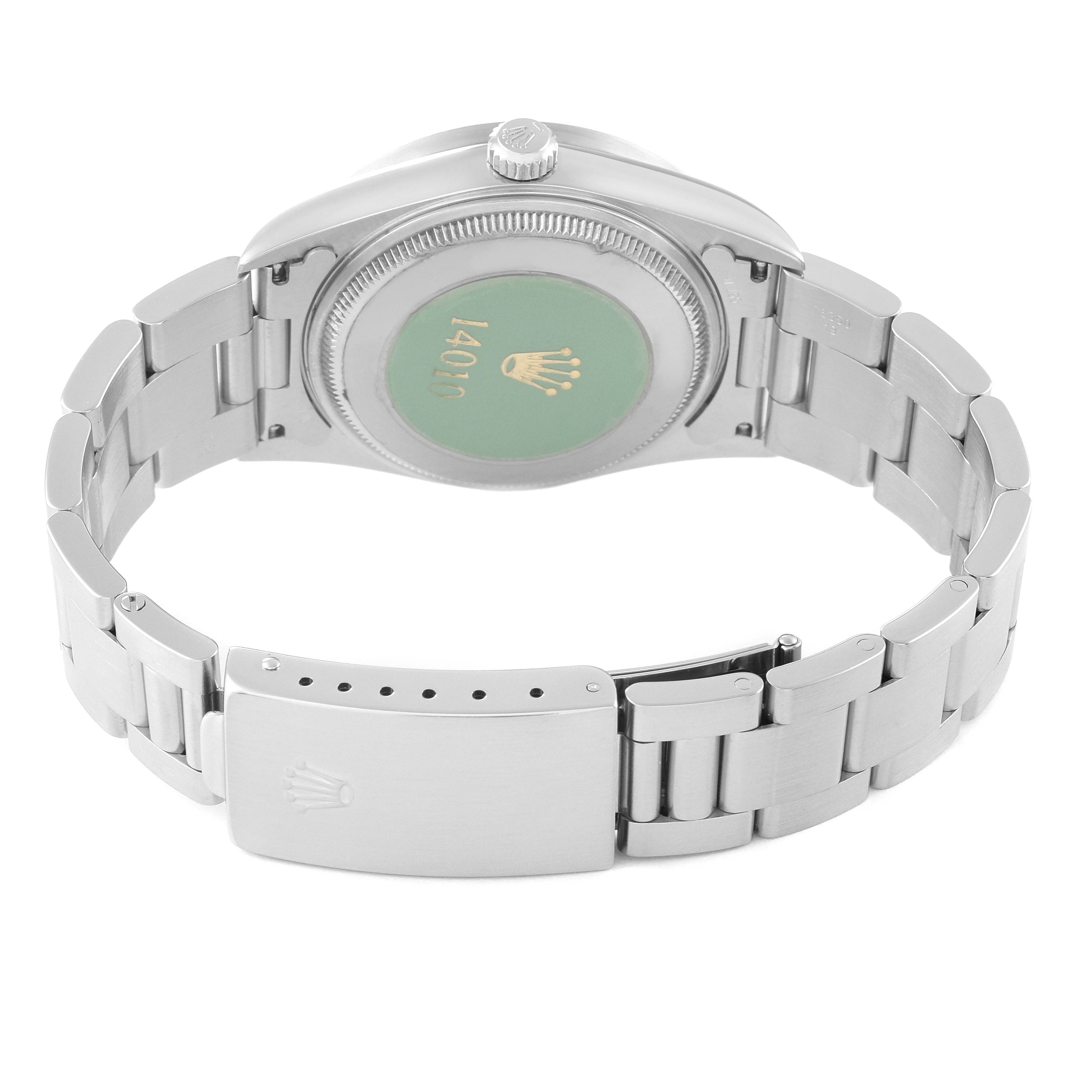 Rolex Air King Silver Dial 34mm Steel Mens Watch 14010