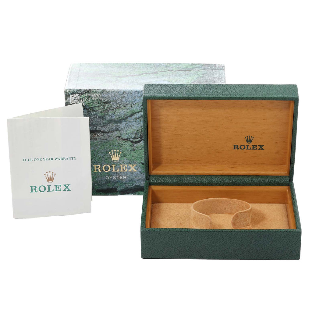 Rolex Air King Silver Dial 34mm Steel Mens Watch 14010 Box Papers