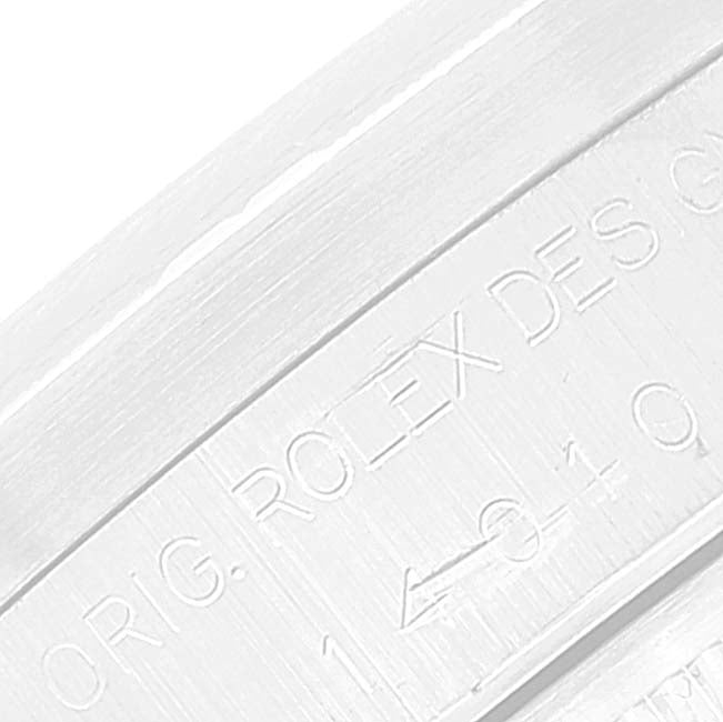 Rolex Air King Silver Dial 34mm Steel Mens Watch 14010 Box Papers