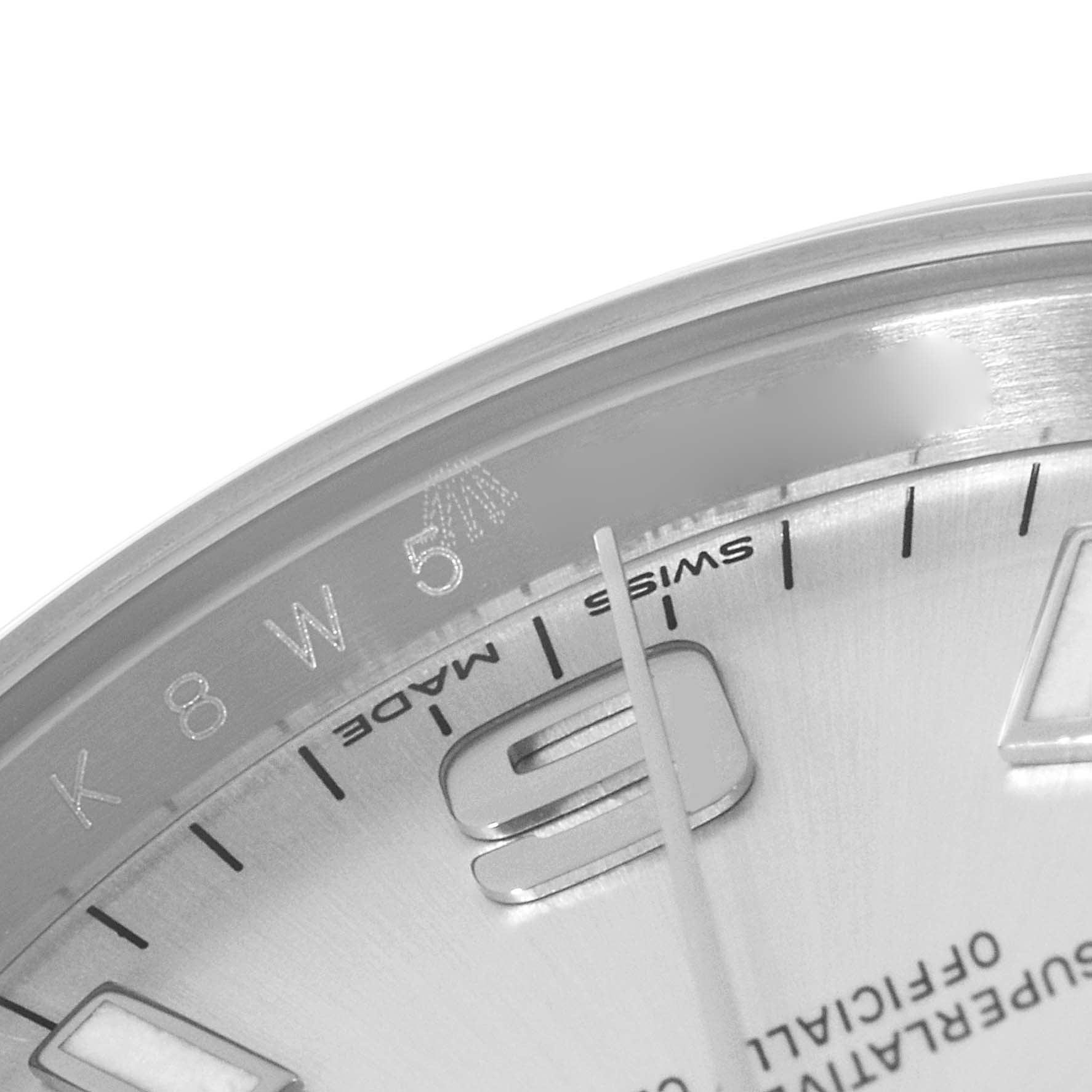 Rolex Air King Silver Dial Stainless Steel Mens Watch 114200