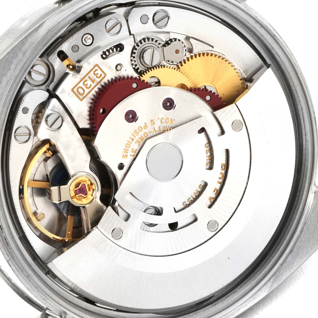 Rolex Air King Silver Dial Steel Mens Watch 114200 Box Card