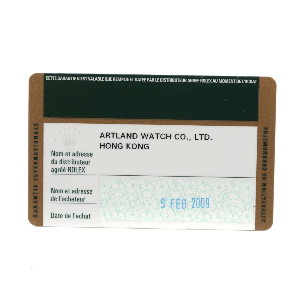 Rolex Air King White Arabic Dial Steel Mens Watch 114210 Box Card