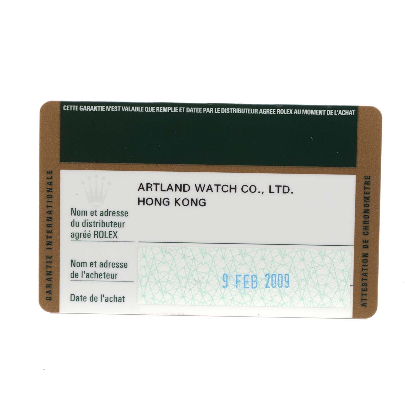 Rolex Air King White Arabic Dial Steel Mens Watch 114210 Box Card
