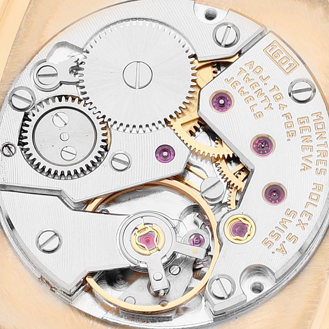 Rolex Cellini 18k Yellow Gold Champagne Dial Mens Vintage Watch 4322
