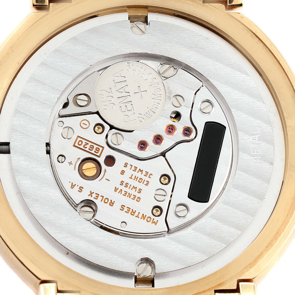 Rolex Cellini 18k Yellow Gold Jubilee Anniversary Dial Mens Watch 6623