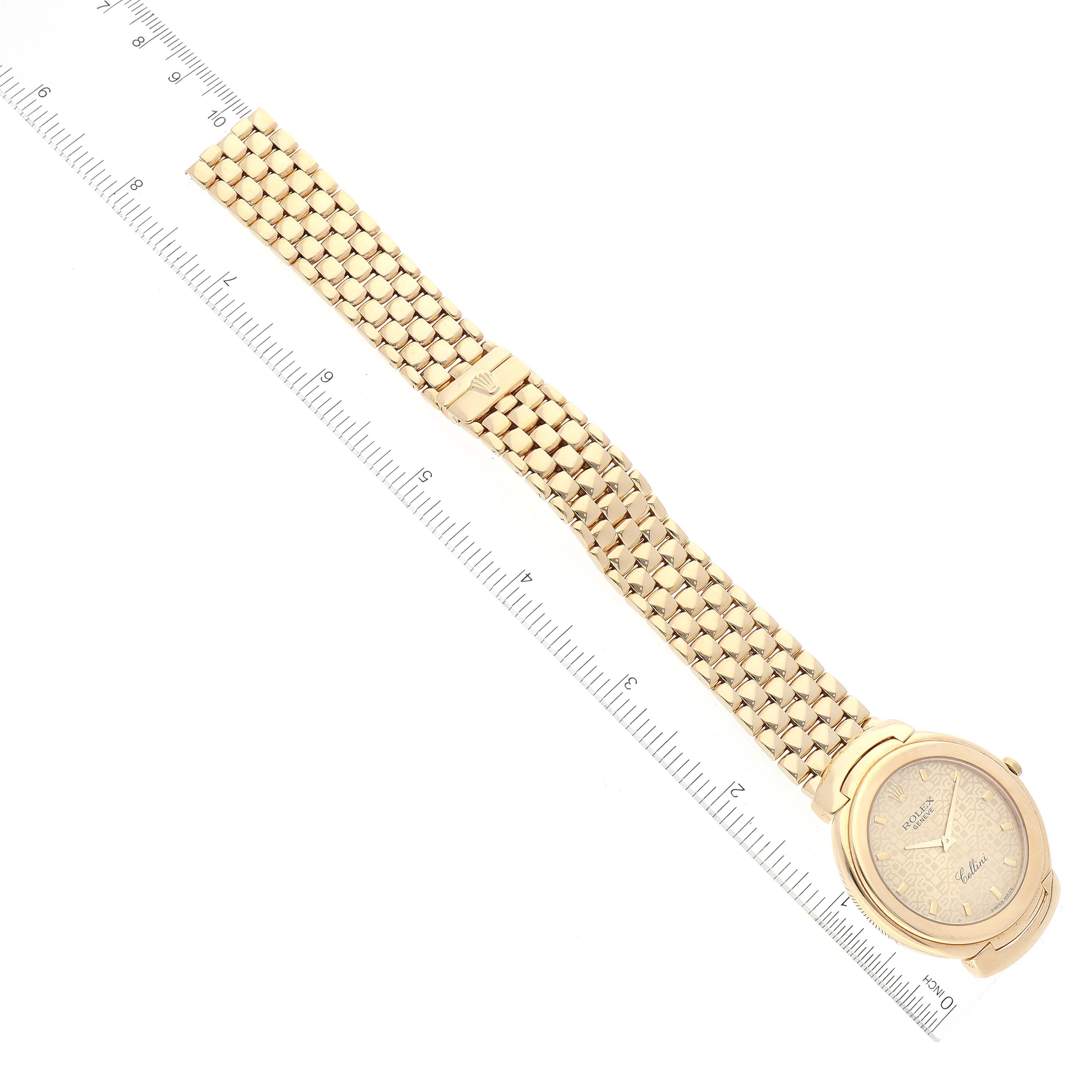 Rolex Cellini 18k Yellow Gold Jubilee Anniversary Dial Mens Watch 6623