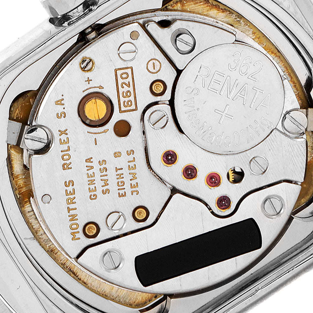 Rolex Cellini Cellissima White Gold 222 Diamonds Rose Dial Ladies Watch 6693