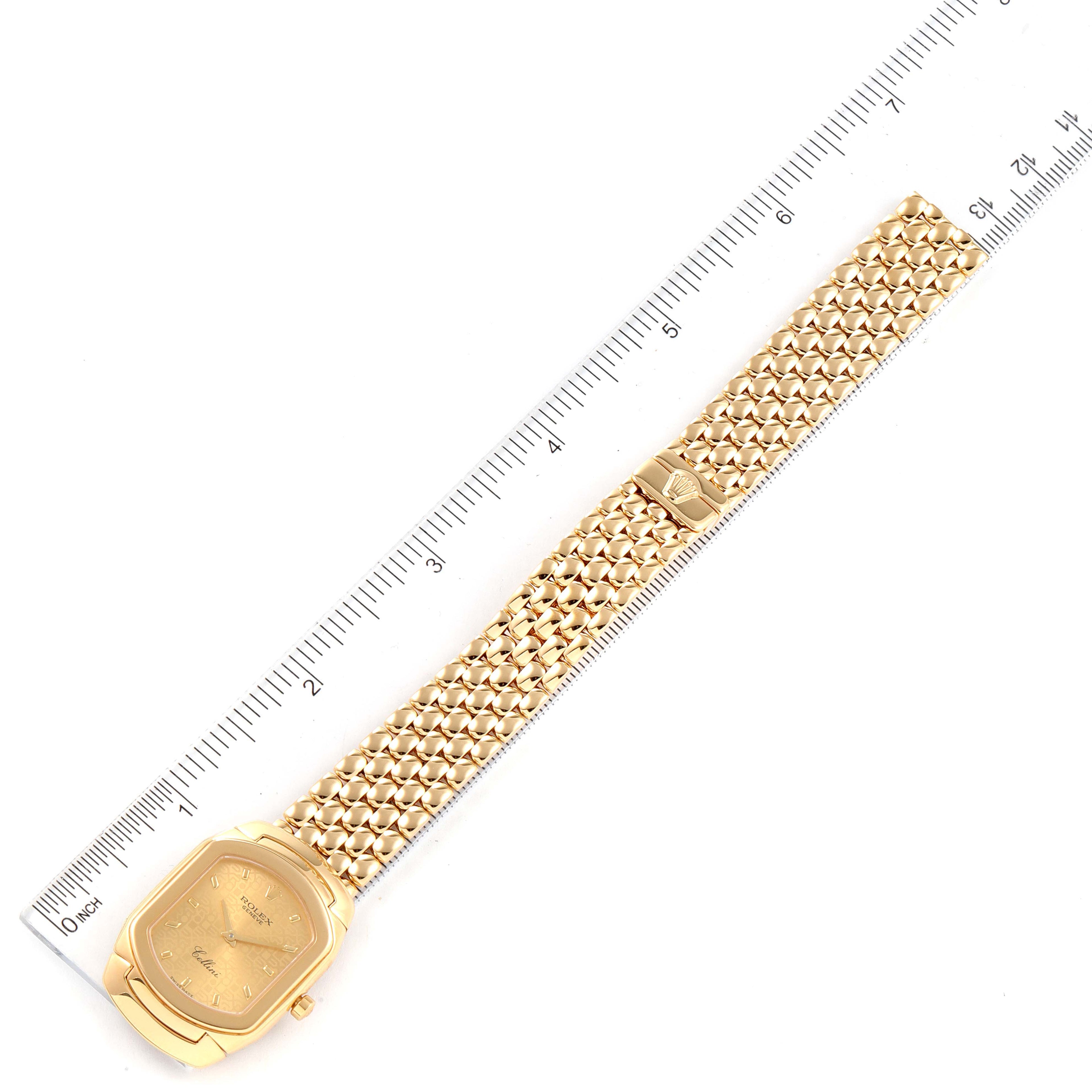Rolex Cellini Cellissima Yellow Gold Champagne Dial Ladies Watch 6631