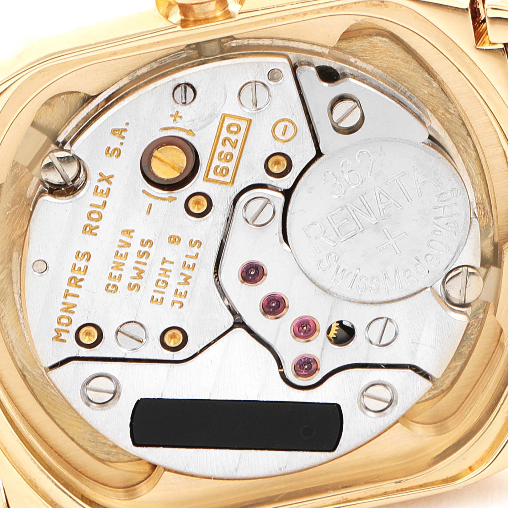 Rolex Cellini Cellissima Yellow Gold Champagne Dial Ladies Watch 6631