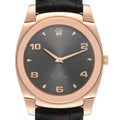 Rolex Cellini Cestello 18K Rose Gold Slate Dial Mens Watch 5330