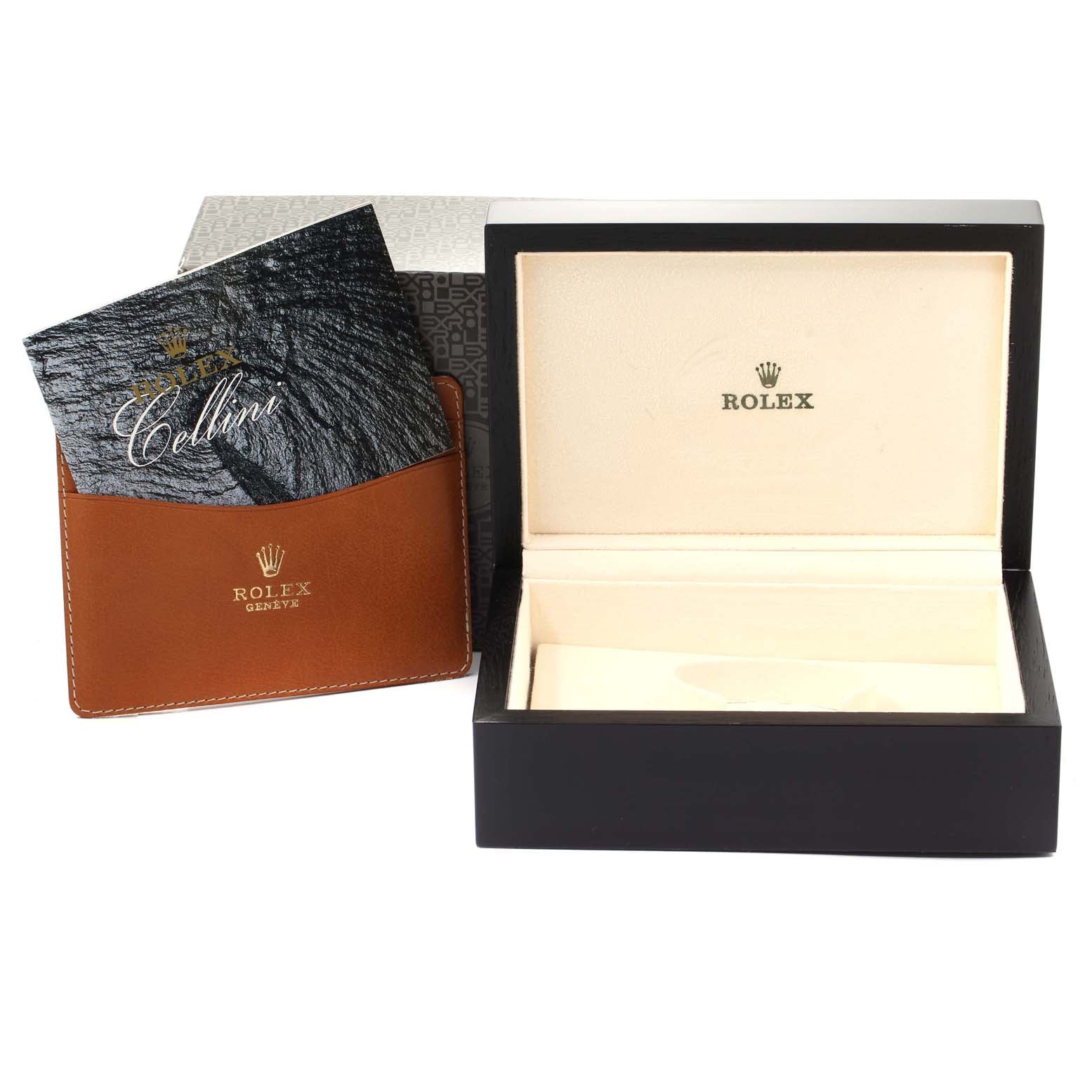 Rolex Cellini Cestello 18K White Gold MOP Diamond Ladies Watch 6321