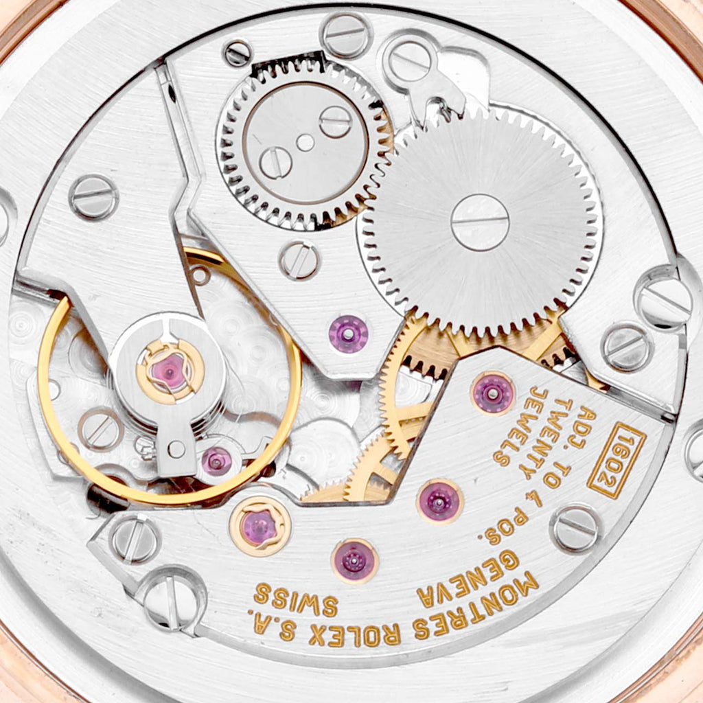Rolex Cellini Cestello Rose Gold Slate Dial Ladies Watch 5320