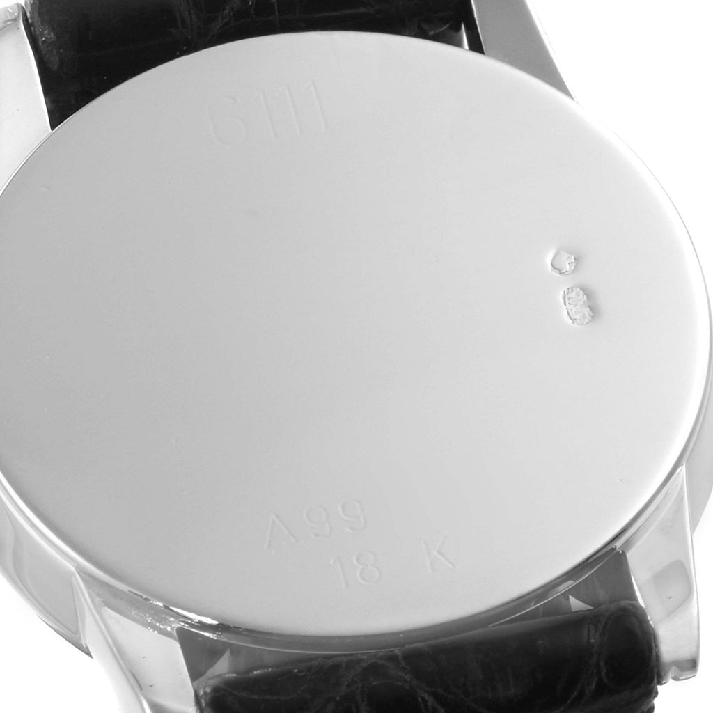 Rolex Cellini Classic 18k White Gold Slate Dial Ladies Watch 6111