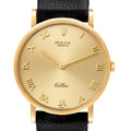 Rolex Cellini Classic 18K Yellow Gold Champagne Dial Mens Watch 5112