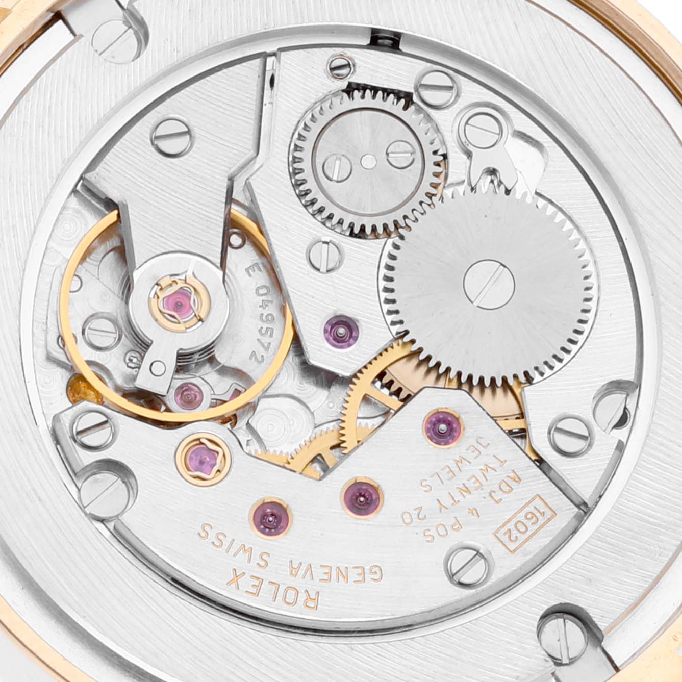 Rolex Cellini Classic 18K Yellow Gold Decorated Dial Watch 5115 Card