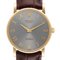 Rolex Cellini Classic 18K Yellow Gold Slate Roman Dial Watch 5115